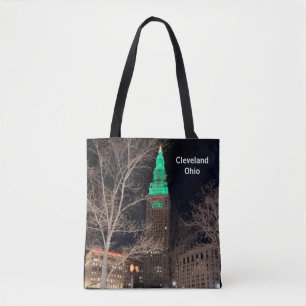 TOTE BAG AMERICAN CITY CLEVELAND OHIO 
