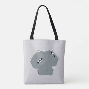 Tote Bag American Shorthair Cat Couple