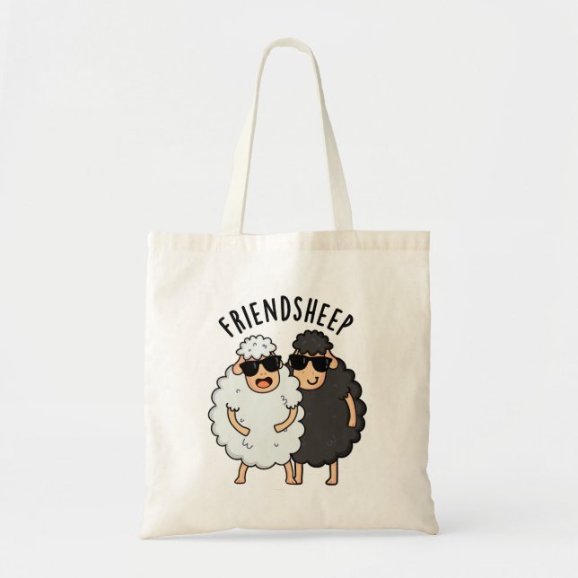 Tote Bag Ami-mouton Drôle Pun mouton Drôle (Devant)