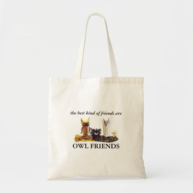 Tote Bag "AMIS de HIBOU" pour la charité (Devant)