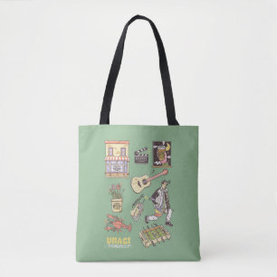 Tote Bag AMIS™   Graphique d'icônes de dessin