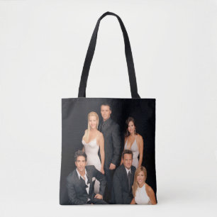 Tote Bag AMIS™   Groupe en noir et blanc