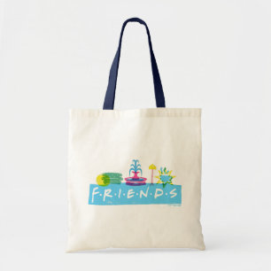 Tote Bag AMIS™   Logo avec icônes