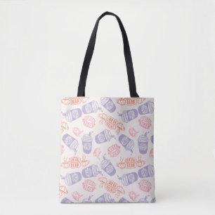 Tote Bag AMIS™   Pastel Central Perk Motif