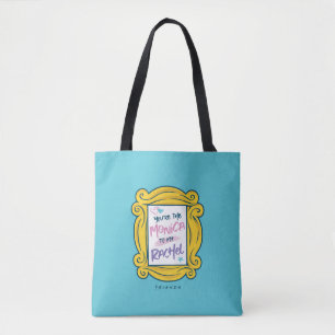 Tote Bag AMIS™ Peephole Tu es la Monica à ma Rachel