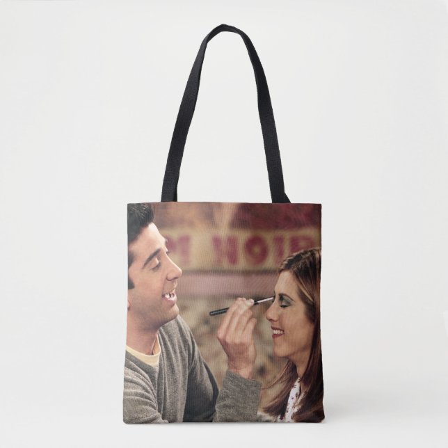 Tote Bag AMIS™ | Ross fait le maquillage de Rachel (Devant)