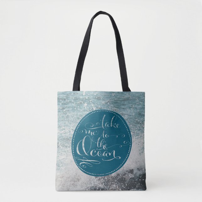 Tote Bag Amour de plage (Devant)
