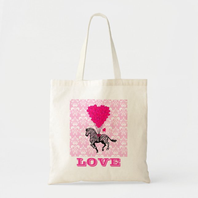 Tote Bag Amour de valentines romantiques amusantes (Devant)
