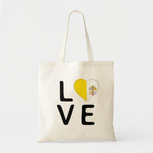 Tote Bag Amour - Drapeau de la ville du Vatican