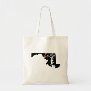 Tote Bag Amour du Maryland !  Cadeaux pour des amants de DM