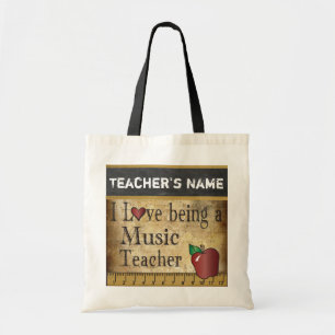 Tote Bag Amour étant un style vintage du professeur de