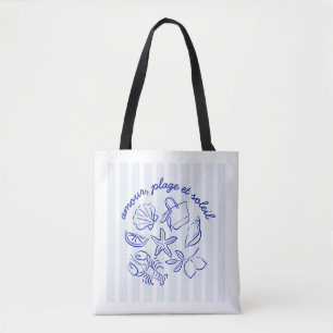 Tote Bag – Amour, Plage & Soleil