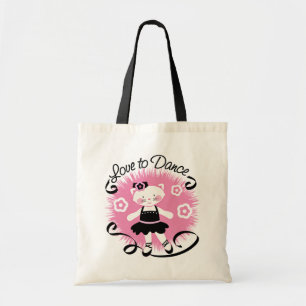 Tote Bag Amour pour danser le ballet Fourre-tout