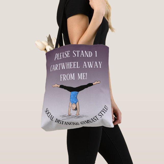 Tote Bag Amour social, gymnaste, acro, cirque (De près)