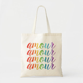 Tote Bag Amour sous les arcs-en-ciel