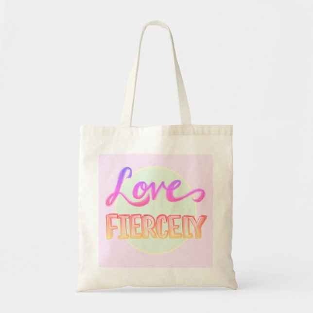 Tote Bag "Amour violemment" Fourre-tout (Devant)