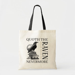 Tote Bag Amoureux de livres Citation littéraire Jamais plus