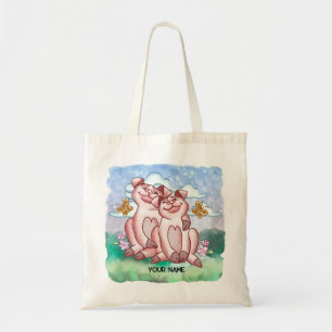 Tote Bag Amoureux des cochons