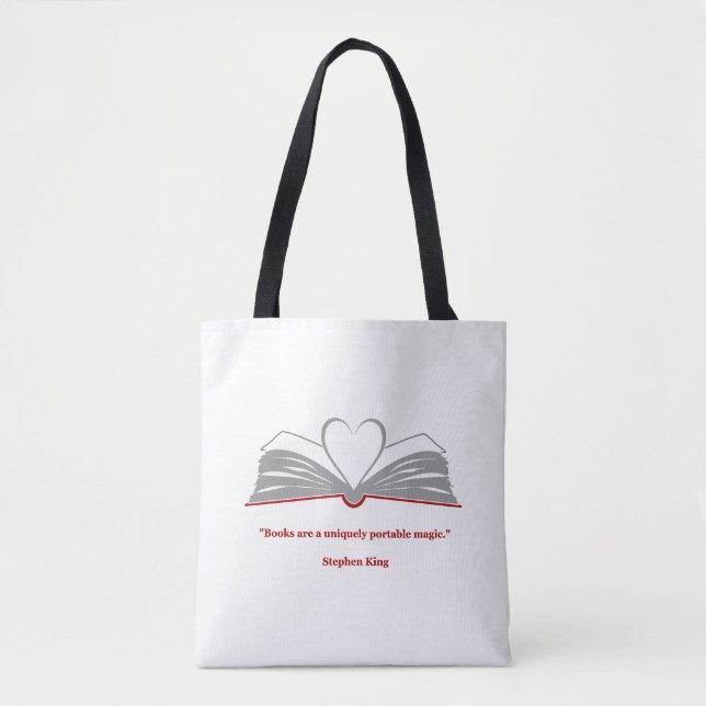 Tote Bag amoureux des livres (Devant)