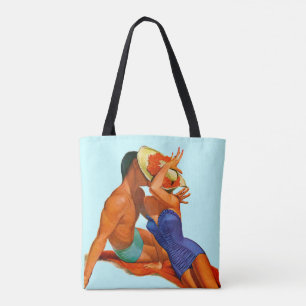 Tote Bag Amoureux d'été vintage