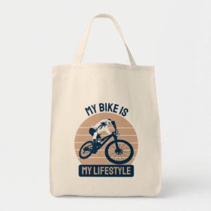 Tote Bag Amoureux du Vélo - Mon Vélo Est Mon Mode de Vie