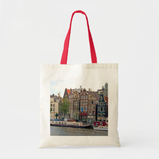 Tote Bag Amsterdam, maisons sur le canal