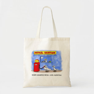 Tote Bag Amusant goéland de mer petrel caricature humour