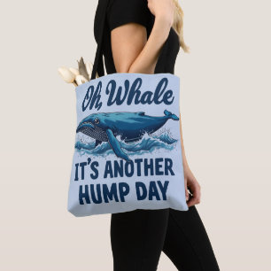 Tote Bag Amusant jeu de baleines "Oh Whale" Conception de l