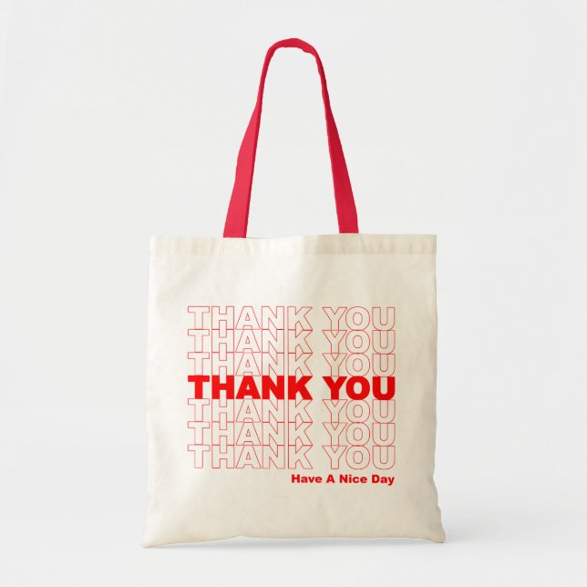 Tote Bag Amusant Merci (Devant)