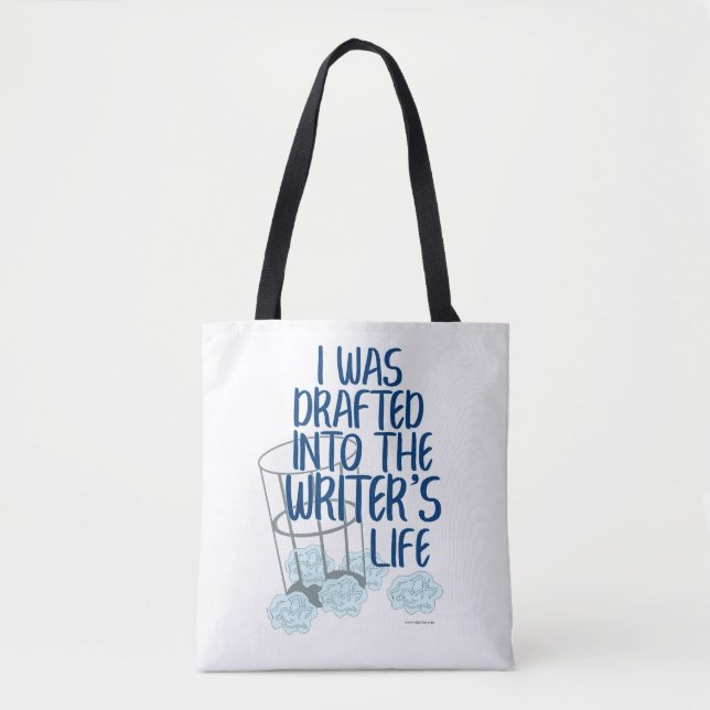 Tote Bag Amusant premier brouillon auteur livre design Slog (Devant)