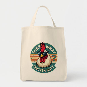 Tote Bag Amusant Retro Beurre De Poulet Conception De Plais