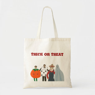 Tote Bag Amusants Costumes d'Halloween Tricoter ou Treat Ba