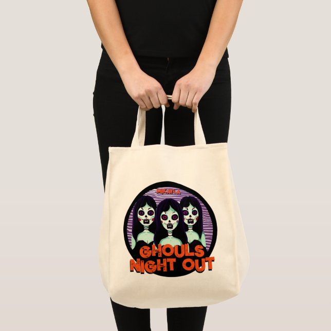 Tote Bag Amusants Gouls Night Out (Devant (produit))