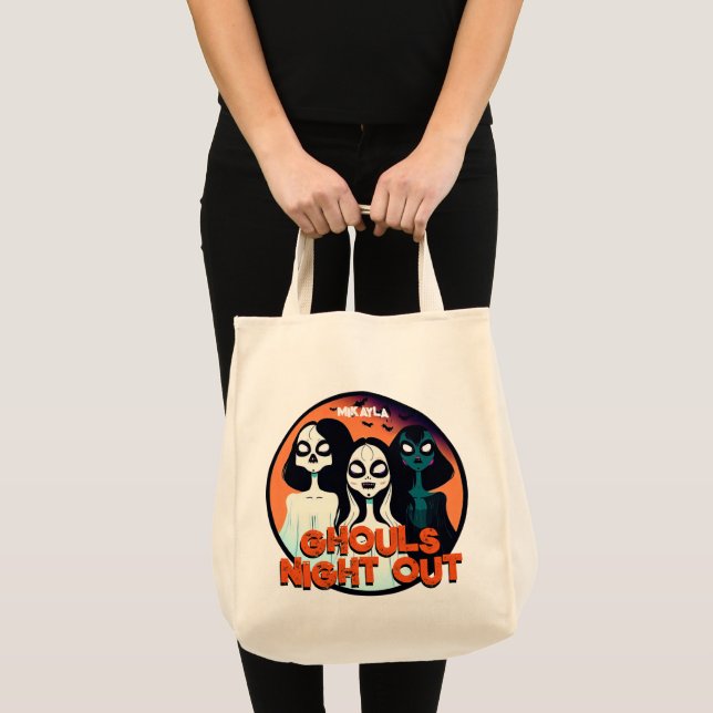 Tote Bag Amusants Gouls Night Out (Devant (produit))