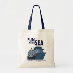Tote Bag Amusement Au Sea Cruise Ship