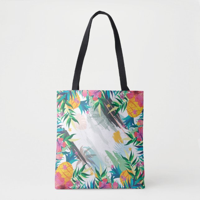 Tote Bag Ananas Abstrait (Devant)