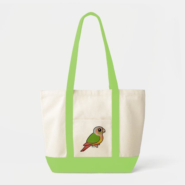 Tote Bag Ananas Conure Vert-cheeked de Birdorable (Devant)