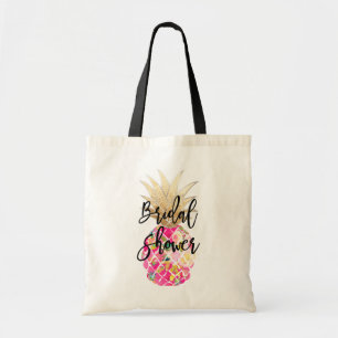 Tote Bag Ananas de PixDezines Aloha+Or de Faux
