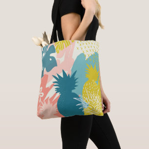 Tote Bag Ananas tropical