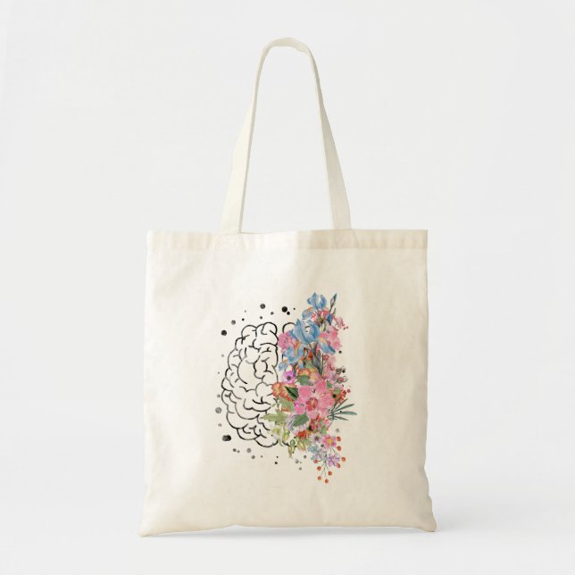 Tote Bag Anatomie du cerveau (Devant)