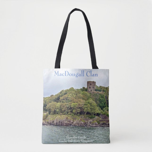 Tote Bag Ancien Château Gaelic Dunollie Maison De MacDougal (Devant)