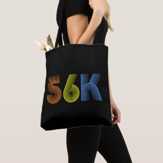 Tote Bag Ancienne école 56k Internet Ordinateur Modem Typog