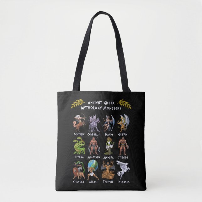 Tote Bag Ancient Greek Mythology Monsters (Devant)