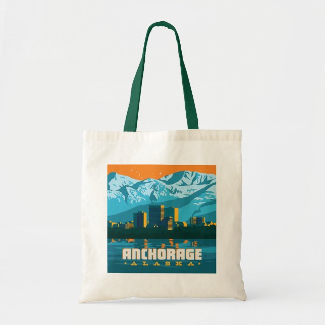 Tote Bag Ancrage, Alaska (Devant)