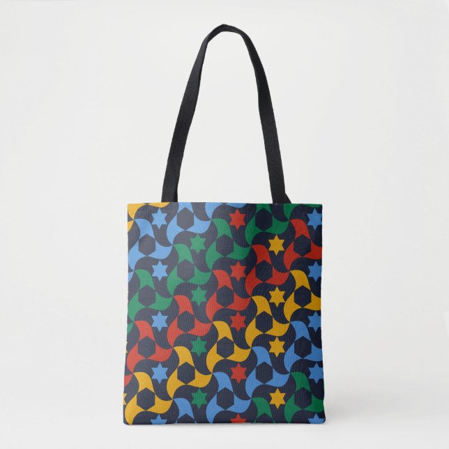 Tote Bag Andalusian Tiles 12 (Alhambra Palace, Granada) (Devant)
