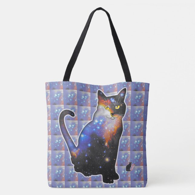 Tote Bag Andromeda Espace En Chat (Dos)