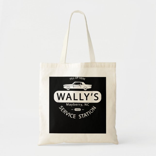 Tote Bag Andy Griffith Show Wally's Service Station Classi (Devant)