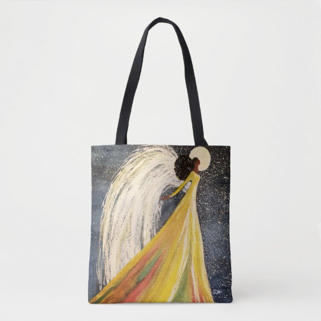 Tote Bag Angel clair de lune Fourre-tout (Devant)