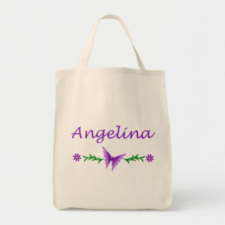 Tote Bag Angelina (papillon pourpre)