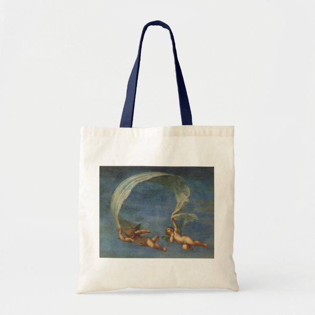 Tote Bag Angels Détail d'Adonis Dirigé par des Cupidons par (Devant)